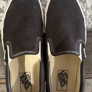 Vans  Black Slip-On Shoes